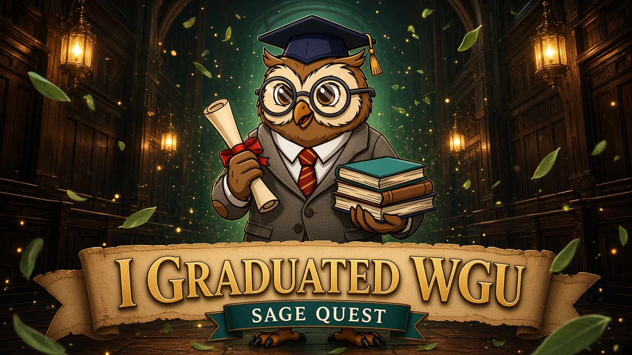I graduated WGU with Sage Quest